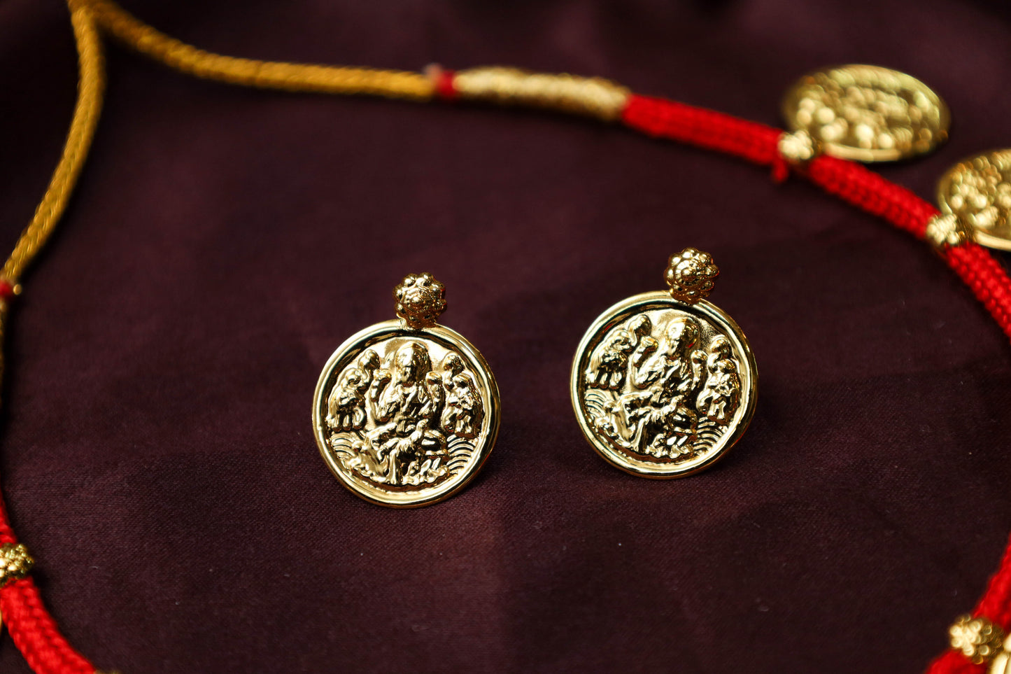 छोटा पुतळी हार + कानातले । Small Putali har + Earrings