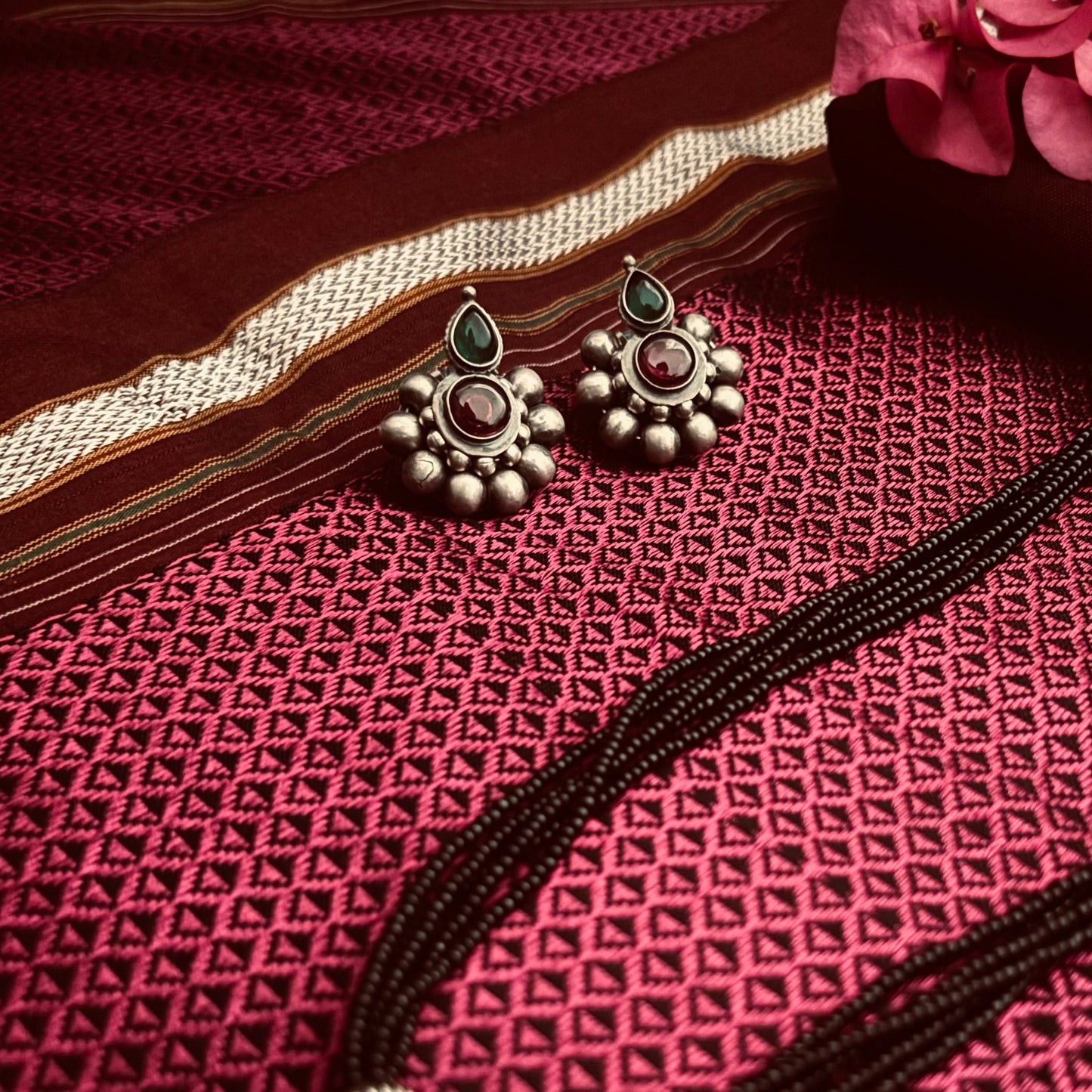 साज घाट मंगळसूत्र + कानातले | Saaj Ghat Mangalsutra + Earrings
