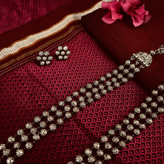 मोहनमाळ + नक्षीमणी कुडी | Mohanmal + Nakshimani Kudi