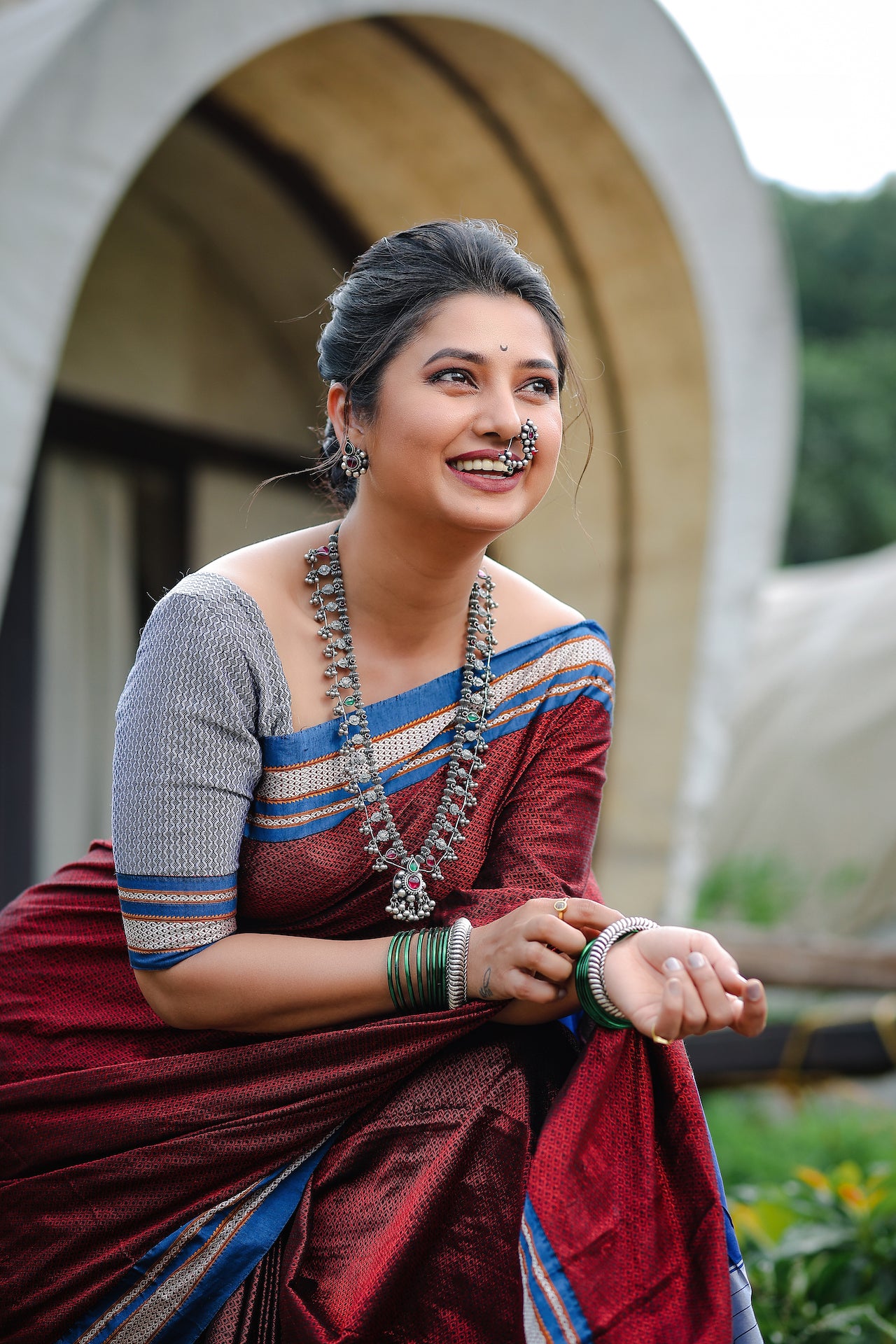 कोल्हापुरी साज । Kolhapuri Saaj + Saaj Earrings