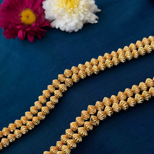 Rai Awale Necklace 2L | Long Necklace Set | Phullwanti | रायआवळे माळ