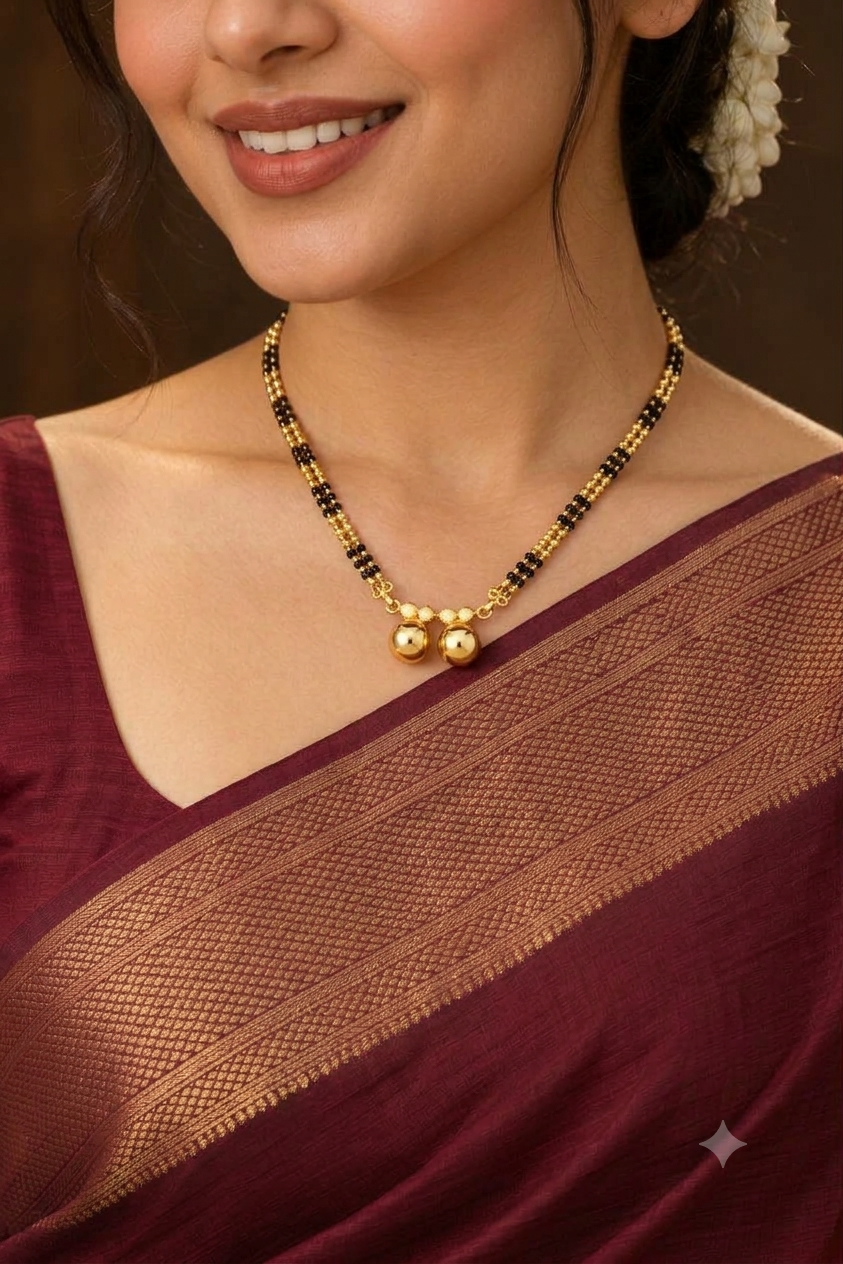 Rakhumai Mangalsutra (Big Wati) | रखुमाई मंगळसूत्र (मोठी वाटी)