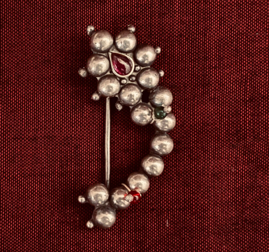 चांदीची नथ । Silver Nath