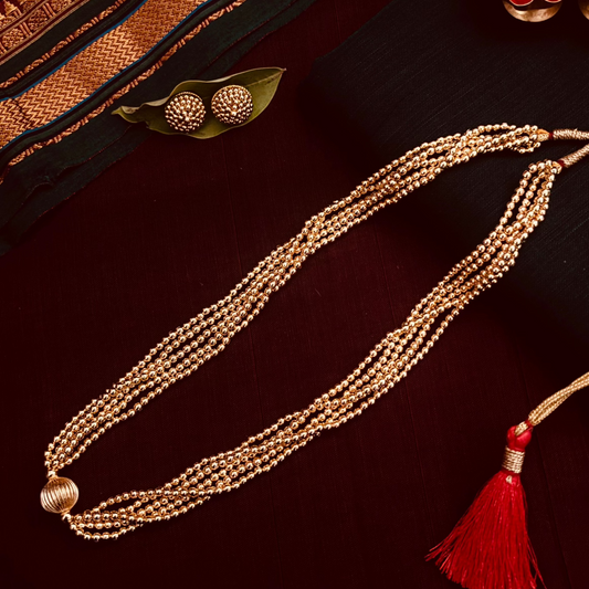 जोंधळे मणी गुंड + कानातले । Jondhale Mani Gund + Earrings
