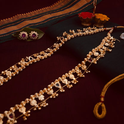 कोल्हापुरी साज + कानातले | Kolhapuri Saaj + Earrings