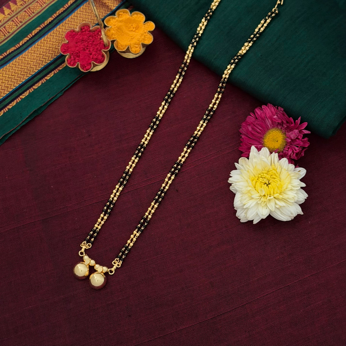 Rakhumai Mangalsutra (Big Wati) | रखुमाई मंगळसूत्र (मोठी वाटी)