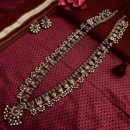 कोल्हापुरी साज । Kolhapuri Saaj + Saaj Earrings
