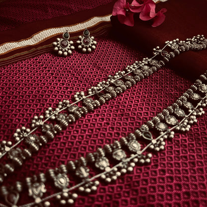 कोल्हापुरी साज । Kolhapuri Saaj + Saaj Earrings