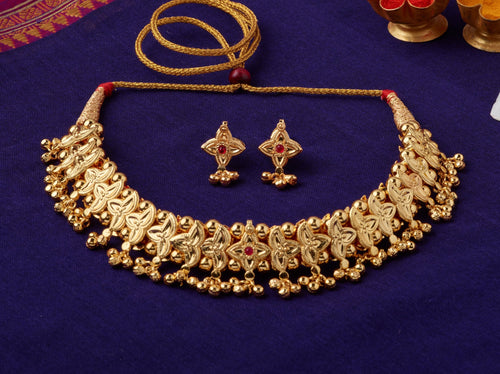 Belpantik & Earrings| Maharashtrian Choker | Sonsala |बेलपानटिक + कानातले