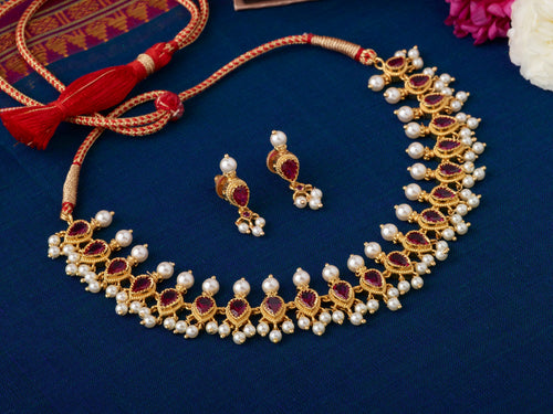 Badam Peti | Choker Set | Phullwanti | बदाम पेटी